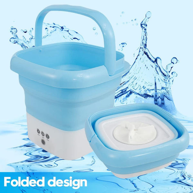 Mini Foldable Washing Machine with dryer Hover Image
