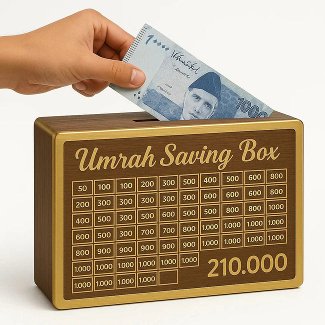 Wooden Saving Box – Umrah Saving Box Hover Image