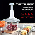 Manual Hand Push Multifunctional Chopper