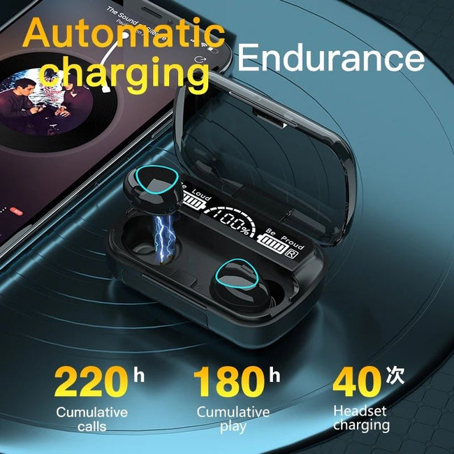 M10 TWS Wireless Headphones Touch Control Bluetooth- Main Image